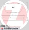 ZIMMERMANN 23600.190.1 (236001901) Brake Pad Set, disc brake