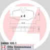 ZIMMERMANN 24008.185.1 (240081851) Brake Pad Set, disc brake