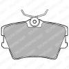 DELPHI LP1019 Brake Pad Set, disc brake