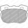 DELPHI LP599 Brake Pad Set, disc brake