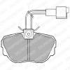 DELPHI LP647 Brake Pad Set, disc brake