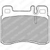 DELPHI LP843 Brake Pad Set, disc brake