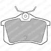 DELPHI LP850 Brake Pad Set, disc brake