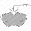 DELPHI LP862 Brake Pad Set, disc brake