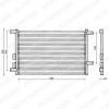 DELPHI TSP0225108 Condenser, air conditioning