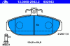 ATE 13.0460-2943.2 (13046029432) Brake Pad Set, disc brake