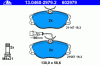 ATE 13.0460-2979.2 (13046029792) Brake Pad Set, disc brake