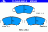 ATE 13.0460-5943.2 (13046059432) Brake Pad Set, disc brake