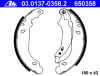 ATE 03.0137-0358.2 (03013703582) Brake Shoe Set