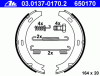 ATE 03.0137-0170.2 (03013701702) Brake Shoe Set, parking brake