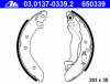 ATE 03.0137-0339.2 (03013703392) Brake Shoe Set
