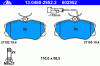 ATE 13.0460-2952.2 (13046029522) Brake Pad Set, disc brake