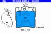 ATE 13.0460-4065.2 (13046040652) Brake Pad Set, disc brake