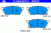 ATE 13.0460-5919.2 (13046059192) Brake Pad Set, disc brake