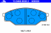 ATE 13.0460-5938.2 (13046059382) Brake Pad Set, disc brake