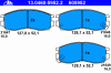 ATE 13.0460-5952.2 (13046059522) Brake Pad Set, disc brake