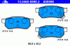 ATE 13.0460-5998.2 (13046059982) Brake Pad Set, disc brake