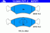 ATE 13.0460-7071.2 (13046070712) Brake Pad Set, disc brake