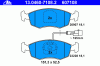 ATE 13.0460-7108.2 (13046071082) Brake Pad Set, disc brake