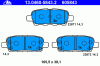 ATE 13.0460-5843.2 (13046058432) Brake Pad Set, disc brake