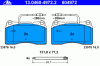 ATE 13.0460-4972.2 (13046049722) Brake Pad Set, disc brake