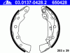 ATE 03.0137-0428.2 (03013704282) Brake Shoe Set