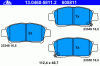 ATE 13.0460-5811.2 (13046058112) Brake Pad Set, disc brake
