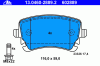 ATE 13.0460-2889.2 (13046028892) Brake Pad Set, disc brake