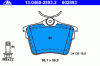 ATE 13.0460-2893.2 (13046028932) Brake Pad Set, disc brake