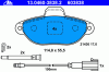 ATE 13.0460-3838.2 (13046038382) Brake Pad Set, disc brake