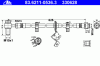 ATE 83.6211-0536.3 (83621105363) Brake Hose