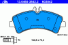 ATE 13.0460-3842.2 (13046038422) Brake Pad Set, disc brake