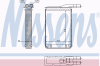 NISSENS 733591 Heat Exchanger, interior heating