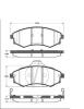 NK 223423 Brake Pad Set, disc brake