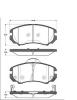 NK 223425 Brake Pad Set, disc brake