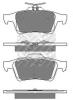 MAPCO 6698 Brake Pad Set, disc brake