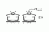 ROADHOUSE 2263.51 (226351) Brake Pad Set, disc brake