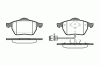 ROADHOUSE 2390.02 (239002) Brake Pad Set, disc brake