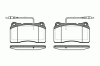 ROADHOUSE 2666.14 (266614) Brake Pad Set, disc brake