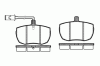 REMSA 0056.12 (005612) Brake Pad Set, disc brake