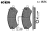 ICER 141836 Brake Pad Set, disc brake