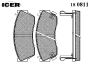 ICER 180811 Brake Pad Set, disc brake