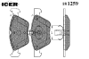 ICER 181259 Brake Pad Set, disc brake