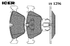 ICER 181296 Brake Pad Set, disc brake