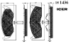 ICER 181436 Brake Pad Set, disc brake