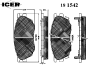 ICER 181542 Brake Pad Set, disc brake