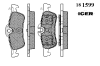ICER 181599 Brake Pad Set, disc brake