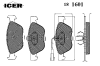 ICER 181601 Brake Pad Set, disc brake