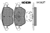 ICER 181637 Brake Pad Set, disc brake