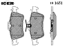 ICER 181651 Brake Pad Set, disc brake